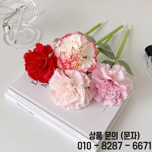 4Pcs 인공 꽃 볼펜 스승의 날 선물 쓰기 부드럽게 중립 젤 카네이션 로즈 블루 잉크