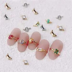 네일아트 반지 모양 지르콘 프레임 파츠 총27종