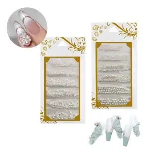 네일아트 고급스런 연출용 6사이즈 진주스톤 세트 6종