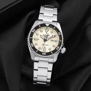 [세이코]5 SRPK31K1 오토매틱 데이데이트 사파이어 다이버룩 남자 메탈 시계 d4