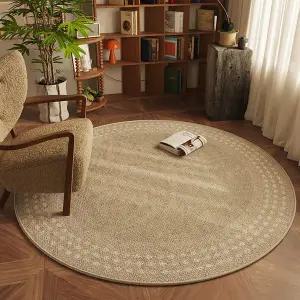 [골드스마일]사계절 원형 러그 160cm-01