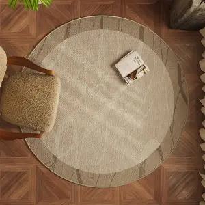 [골드스마일]사계절 원형 러그 160cm-08