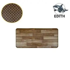 [콩심팥심]양면 방수 주방 발매트 우드 스타일 미끄럼방지