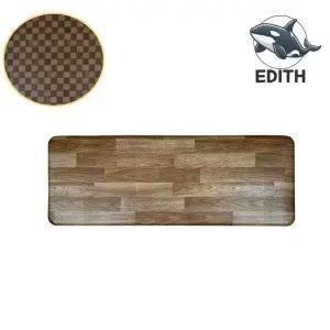 [콩심팥심]양면 저작권 주방 대발매트 우드 패턴 안전매트