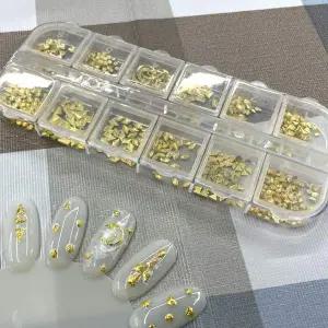 아트 골드 세트 꾸미기 파츠 레진 리벳 네일아트