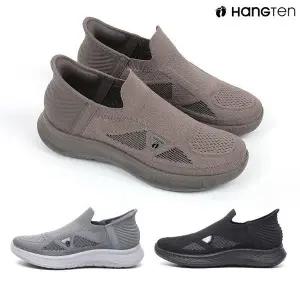 행텐 HT-1936 핸즈프리 니트 슬립온 남성 경량 운동화 발편한 워킹화 런닝화