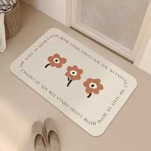 딥브라운 면규조토 물흡수 침대 주방 카페 발매트