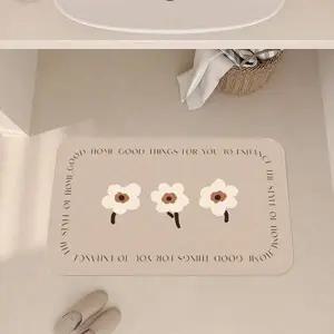 물흡수 화이트 블랙 주방 면규조토 발매트 침대 카페