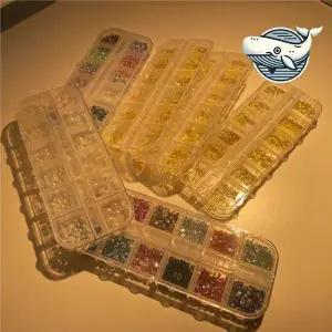 [콩심팥심]다양한 색상 레진아트 네일 장식품 세트 믹스