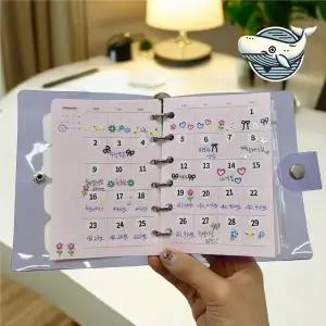 [콩심팥심]아름다운 꽃 디자인 네일스티커 10장 컬러풀