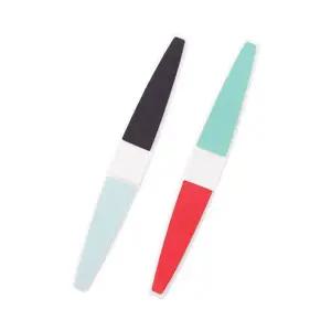 미용 버퍼 4wa 색상 랜덤 네일 아트 야스리 손톱