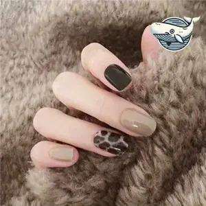 트렌디 패턴 네일팁 셀프 네일아트 스타일링