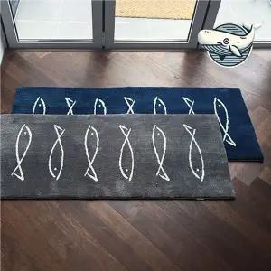 다용도 물고기 욕실 주방 발매트 극세사 카페트