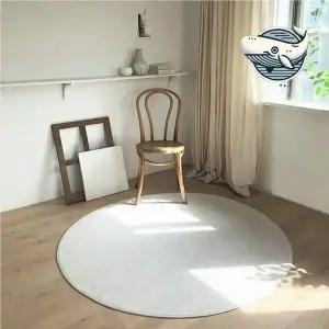 편안한 사계절 원형 러그 거실 침실 카페트 쇼파카페트