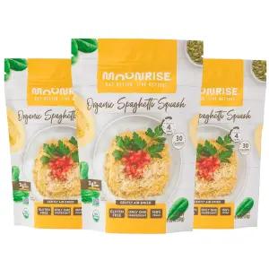 문라이즈 말린 스파게티 스쿼시 저탄수화물 야채 파스타 텐 프리 몇 분 안에 준비 완료 깨끗한 라벨 100