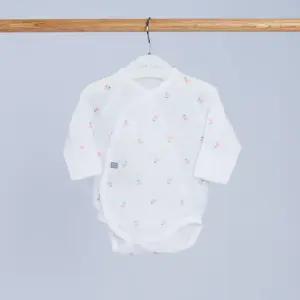 [달퐁]큐비앤맘 핑크하트 메쉬 배냇 바디슈트 신생아 아기바디수트