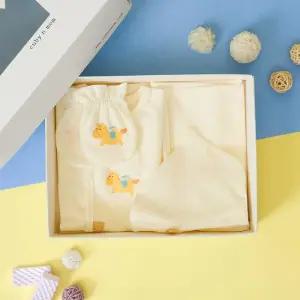 [달퐁]큐비앤맘 포니 메쉬 출산선물세트 배냇저고리 손싸개 속싸개 모자 임산부선물