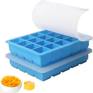 1 Tbsp 실리콘 냉동 몰드 마늘 생강 페스토 허브 토마토 페이스트 레몬 주스 채소 퓨레 등 보관에 적합