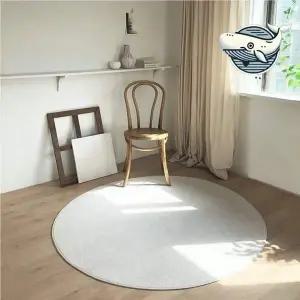 [콩심팥심]편안한 사계절 원형 러그 거실 침실 카페트 쇼파카페트