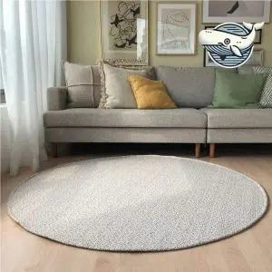 [콩심팥심]밀림방지 원형 러그 카페트 실내용 방석 감성 쇼파카페트