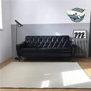 [콩심팥심]피그먼트 면 카페트 다용도 논슬립 러그 사계절 침실카페트