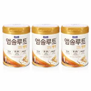 매일유업 앱솔루트 명작 2FL 분유 1단계 800g, 3캔