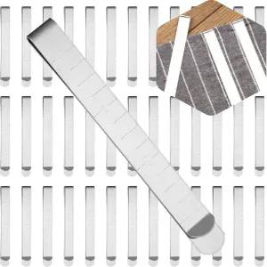 40개 재봉 클립 스테인리스 스틸 헤밍 금속 도구 3인치 패브릭 퀼팅 고정 및 마킹 액세서리 측정 포함