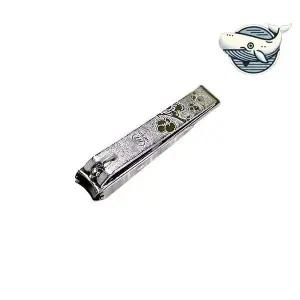 [콩심팥심]정교한 크롬 손톱깎이 세련된 문양 소형 손톱