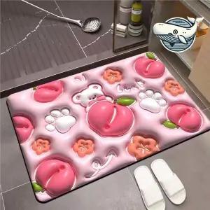 입체 미끄럼 방지 규조토 발매트 세련된 디자인