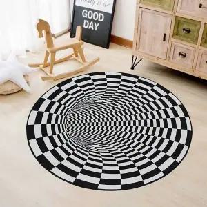 홀인 3D 입체 착시매트 80cm 낚시매트 입체러그 입체카페트