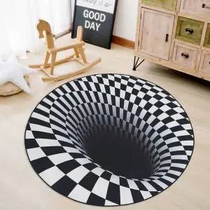 트랩존 3D 입체 착시매트 120cm 착시카페트 입체러그 입체카페트