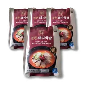 추추얼큰돼지국밥 500g 4팩