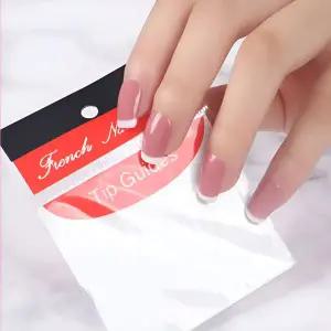 네일아트 가이드 스티커 프렌치 네일팁 패디큐어