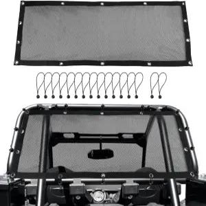 20152022 RZR XP 터보2인승 선쉐이드 메쉬 커버 20142021 1000 자외선 차단 먼지 진흙 방지를 위한 MARCHFA