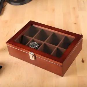 럭셔리 시계보관함 거치대 케이스 8구 브라운 손목시계
