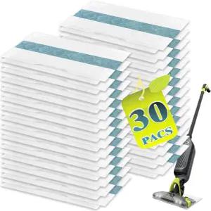 KVLZ 일회용 하드 플로어 패드 리필 샤크 VACMOP Pro VM251 VC205 QM250 VMP30과 호환되어 모든