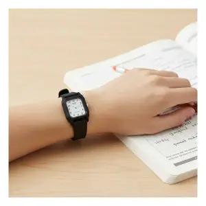 카시오 LQ1427BDF LQ1427B 아날로그 스퀘어 수능 학생 공용 우레탄시계 3167094