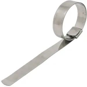 5/8 W x 0.025 Th 1 Di 20팩 센터 펀치 클램프 밴드 호스 201 스테인리스 스틸 20개