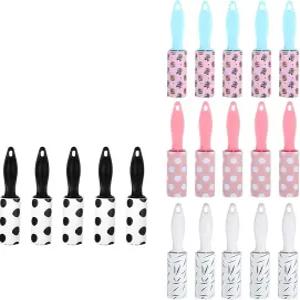 애완동물 털과 옷을 위한 20개의 벌크 미니 보풀 롤러 여행용 사이즈 리무버 선물 가방 가구 카시트용