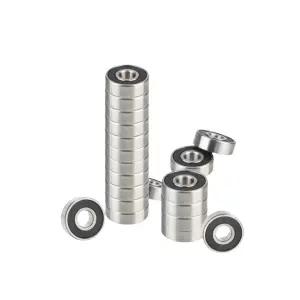 보서 20개 608 2RS 볼 베어링 스틸 및 이중 고무 밀폐 미니어처 딥 그루브 8 x 22 7mm 스케이트보드 롱보드