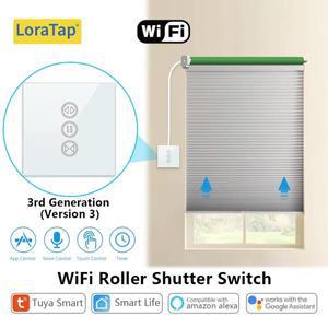 Tuya 스마트 와이파이 커튼 블라인드 스위치, 롤러 셔터 전기 관형 모터 구글 홈 알렉사 에코 앱 타이머