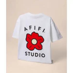 AFIFI (2025ver) FLOWER TEE red 2090920