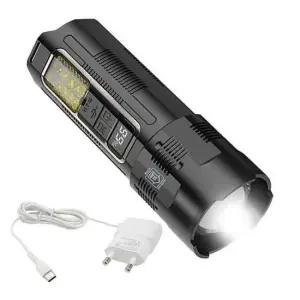 LED손전등 LASERwHITE칩 LED 충전식 야외 멀티 서치 라이트 랜턴 손전등 후레쉬