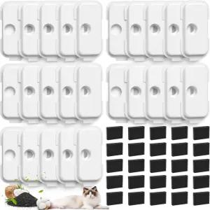 PETLIBRO 도크스트림 고양이 분수 PLWF005 교체 필터 25팩 초조용한 반려동물 12개월 세트 25개 스펀지