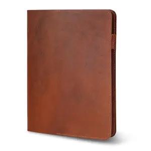 TheAntiq Tan B5 필드 노트용 저널 커버 - 7.5x10 XL 가죽 노트북 플래너 리필 가능한 컴포지션 및 여행용