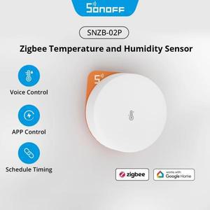 SONOFF SNZB 02P eWeLink 스마트 홈 가제트 ZigBee 온도 센서 습도 감지기 Alexa Google Assistant Yandex