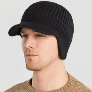 [패션] 니트모자 털안감 귀달이모자 니트 골지 보온 6컬러