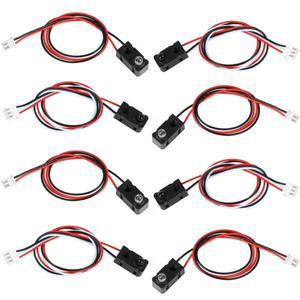 5세트 적외선 회로 차단기 센서 3mm LED 램프 거리 카운팅 모듈 DC 3-5V IR 브레이크 빔 30/50cm 100cm