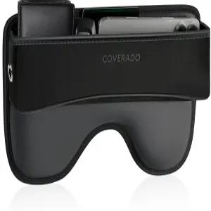 커버라도 유니버설 카시트 갭 필러 정리함 프리미엄 스웨이드 가죽 사이드 SUV 트럭용 시트 보관함 자동차