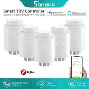 SONOFF 지그비 온도 조절 라디에이터 밸브, 스마트 TRV 온도조절기 액추에이터, 히터 제어 지지대, 알렉사